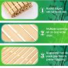 manufacturer direct bamboo bath mat large long wood bath mat,16x48 inch non slip bamboo shower floor mat wooden bathroom mat for bathtub,spa,door,sauna or outdoor (natural slat) trade price