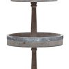 wholesale direct decorative wood & tin 3 tier tray bulk purchase at factory prices