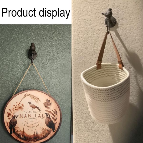 competitive pricing ctw home collection cast iron hooks 520013 songbird wall hook, brownish black (1) one-stop wholesale
