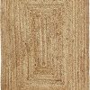 manufacturer direct kema jute braided area rug, 4x6 feet (48x72 inches) - rustic vintage braided reversible rectangular rug, shag rugs for bedroom, jute kitchen rug, living room rugs, floor rug trade price