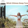 producer to buyer wind-chimes-outdoor-large-decor, deep tone soothing melodic tones windchimes, wind chimes for outside, memorial wind chimes best gift for mom women grandma neighbors（32" black） discounted pricing