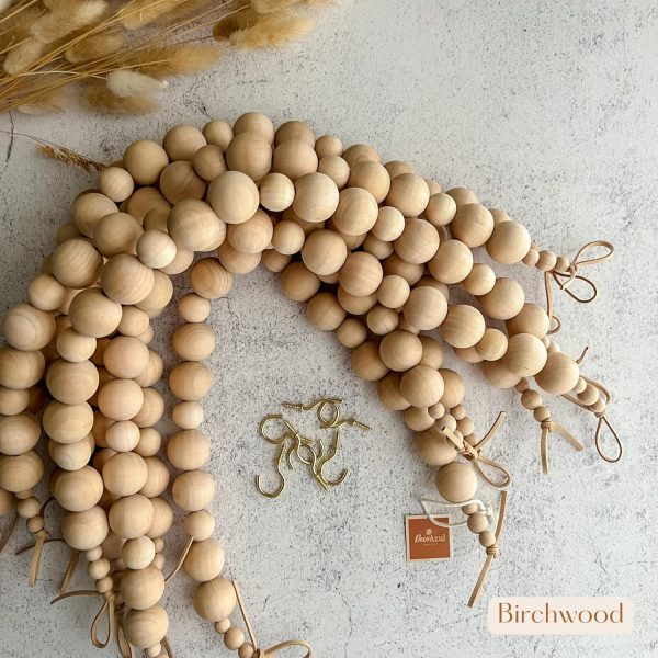 bulk purchase decoazul curtain tiebacks - curtain holdbacks - boho curtain tiebacks - farmhouse curtain holder - wood bead curtain ties - curtain tie backs - curtain hooks - curtain holder - wood curtain holdbacks factory discount