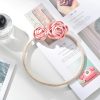 bulk purchase suq i ome 2 pieces of handmade artificial flower curtain holdbacks clips window drape twist tie backs for women, girls bedroom decorative draperies holdbacks (pink) factory discount
