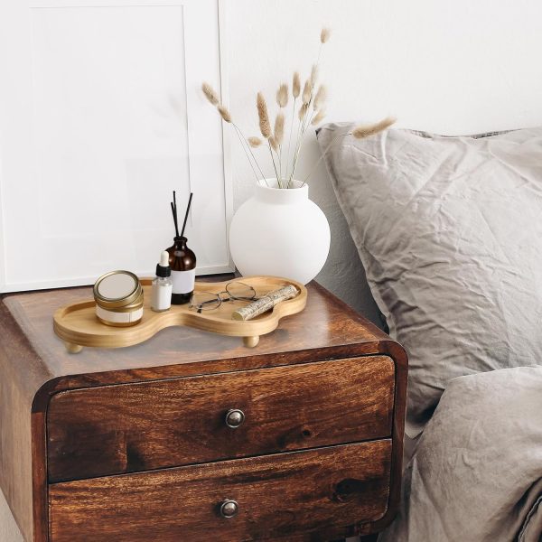 wholesale direct uiifan cloud tray wood tray perfume tray irregular jewelry tray decorative tray wood trays home decor cloud display tray christmas birthday gift(wood color) bulk purchase at factory prices