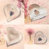 producer to buyer djuan wind spinner outdoor metal decorations,silver heart wind spinners for yard and garden,stainless steel wind chimes for outside decor,birthday gifts for mom,mother's day,aunt gifts discounted pricing
