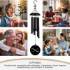 producer to buyer wind chimes for outside, infinity, deep tone soothing melodies wind chime. create zen atmosphere, outdoor garden, porch, patio decoration, mute option. windchimes outdoor for mom gift,women,dad unisex discounted pricing