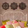 bulk purchase 3 pack rustic wood wall decor modern farmhouse geometric decor wall art farmhouse hanging decoration for living room bedroom home indoor outdoor office, 12 x 12 inch, brown trade price