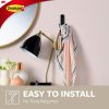 competitive pricing command large matte black double hooks, 2 hooks and 2 command strips, damage free hanging wall hooks with adhesive strips, coat hooks for hanging christmas decorations, holds up to 4 lb one-stop wholesale
