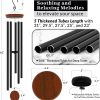 producer to buyer 60" extra large wind chimes for outside deep tone - soothing deep tone wind chimes outdoor unique, big deep tone wind chimes for outside, huge long windchimes outdoors deep tones discounted pricing