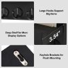 bulk purchase key holder for wall, decorative key and mail holder with shelf has large hooks for bags, coats, umbrella – paulownia wood key hanger with mounting hardware (9.8”w x 6.7”h x 4.2”d) trade price