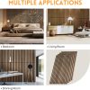 bulk purchase wood slat wall panel | 4 pcs soundproof wall panels 48" x 24.5" wood wall panels 3d sound dampening panels wall decoration - walnut trade price