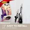 competitive pricing command large modern reflections metal hook, holds up to 5 lb, oil rubbed bronze, 1 wall hook with 2 command strips, damage free hanging hooks for hanging decorations in living spaces one-stop wholesale