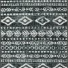 global sourcing lahome boho moroccan throw rug,washable black white 2x3 entryway rug non slip,low-pile soft bath mat rustic tribal kitchen farmhouse rugs for entry front door (2x3ft) oem/odm services