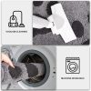 global sourcing purrugs dirt trapper door mat 20" x 31.5", non-skid/slip machine washable microfiber entryway rug, dog door mat, super absorbent welcome mat for muddy wet shoes and paws, grey oem/odm services