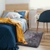 global sourcing ophanie small throw rugs for bedroom, 2x3 non slip mini area rug, affordable fluffy grey carpet, door entryway indoor inside front entrance dog mat, home decor aesthetic, nursery oem/odm services