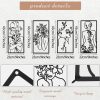 factory direct cindeer 4 pcs metal minimalist abstract woman wall art line drawing wall art decor minimalist single line art female home hanging wall art decor for bedroom kitchen bathroom living room (black, fresh) volume discount