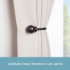 bulk purchase kenney kn74814 chelsea ball end steel curtain holdbacks for curtains and drapes, 2-pack, weathered brown factory discount
