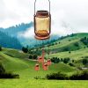 producer to buyer 2 pack solar wind chimes for outside- gifts for mom women grandma,solar mason jar wind chime light unique hanging wind chimes outdoor,ip65 waterproof, yard garden terrace courtyard discounted pricing