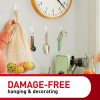 competitive pricing command large utility hooks, holds up to 5 lb, 7 hooks and 12 command strips, damage free hanging wall hooks with adhesive strips, no tools adhesive hooks for hanging christmas decorations one-stop wholesale