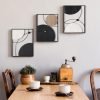 factory direct oakrain 3 pack metal wall art - abstract planet & orbit lines minimalist modern wall decor for living room, bedroom, office, entryway (11.8 x 15.7 x 0.47 inches) volume discount