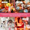 oem/odm services brajttt pink flower vase set, glass bud vase in bulk set of 8,artistic and cultural flavor mini vases for home office decor, bedroom, office, living room decorations,wedding affordable bulk deals