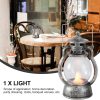custom wholesale hanging hurricane lantern, 4inch led vintage lantern metal, water and impact-resistant lantern with carry handle for antique designer light study room bedroom(random style) oem/odm services