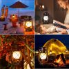 custom wholesale kooper solar lantern outdoor lights, vintage flickering flame solar lanterns lights outdoor waterproof, hanging outdoor solar lanterns lights, rechargeable lantern for camping christmas decor 2 pack oem/odm services