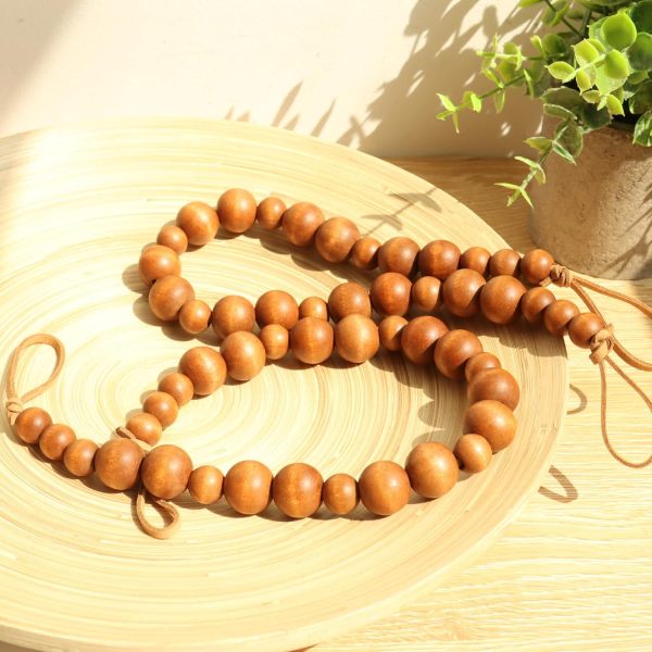bulk purchase ocioli 2 pieces curtain tieback wood bead curtain tiebacks curtain holdbacks for wall curtain ties window treatment curtain tie backs with hooks curtain pull backs (coffee,2) factory discount