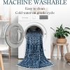 global sourcing lahome moroccan indoor rugs for entryway - 2x3 area rug non-slip backing washable inside door mats low-profile throw soft rugs for bathroom, geometric print distressed blue rug for kitchen bedside oem/odm services