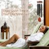 producer to buyer 28" wind chimes for outside. deep tone lovely wind chimes with 6 aluminum tubes courtyard decoration. windchimes outdoor create an enjoyable atmosphere & give mom a gift discounted pricing