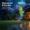 producer to buyer wind chimes,hummingbird solar wind chimes for outside,green gradation aluminum tubes deep tone memorial wind bell for garden/patio mobiles decorative gifts for mom, wife, grandma neighbors(37" long) discounted pricing