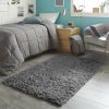 global sourcing ophanie 3x5 rug, bedside preppy dorm area rug, college essentials non slip grey small carpets for bedroom, anti slip fluffy gray living room rugs home decor aesthetic, nursery oem/odm services