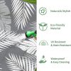 manufacturer direct genimo outdoor rug 5' x 8' waterproof for patios clearance, reversible plastic straw camping carpet, large area rugs mats for rv, picnic, backyard, deck, balcony, porch, beach, grey&white trade price