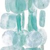producer to buyer solange & frances wind chimes for outside – gifts for mom, ideal gifts for women who have everything, turquoise capiz shell windchimes, gardening gifts for grandma, indoor decor discounted pricing