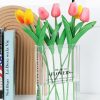 oem/odm services book-shaped vase for flowers, book lovers gifts, aesthetic room decor cute flowers vases & must-have for home, bookshelf, bedroom & office decor for women & teacher gift - like mothers day (clear) affordable bulk deals