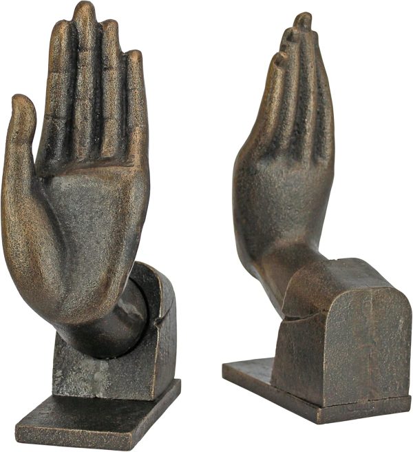 supplier direct design toscano divine offering cast iron sculptural bookend pair wholesale prices