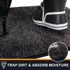 global sourcing purrugs 20"x31.5" non-slip machine washable door mat, super absorbent entry rug for muddy shoes & paws oem/odm services