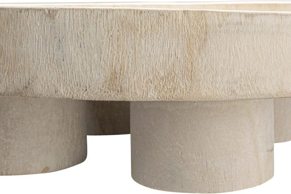 wholesale direct bloomingville paulownia wood pedestal tray bulk purchase at factory prices