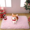 global sourcing merelax soft modern indoor shaggy area rug for bedroom livingroom dorm kids room home decorative, non-slip plush fluffy furry fur rugs comfy nursery accent floor carpet 2x3 feet, pink oem/odm services