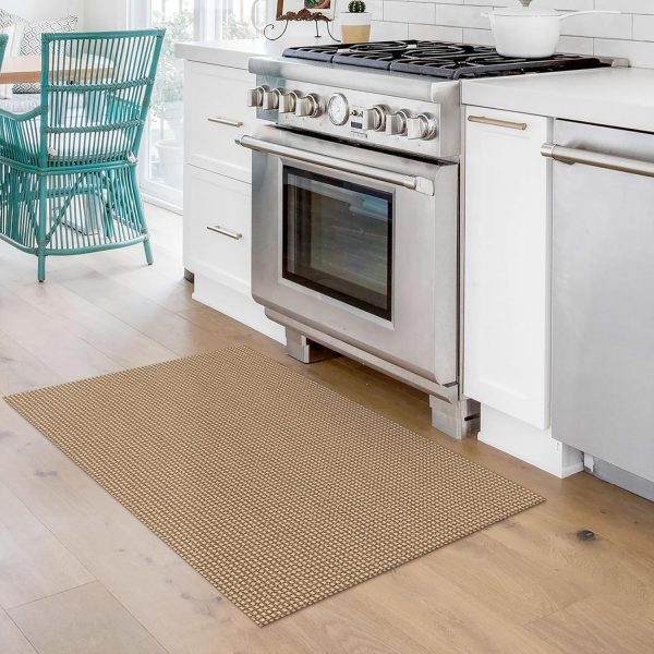 global sourcing kozyfly boho rugs for entryway 2x3 ft small area rugs washable rugs rubber backed front door rug cotton entrance rugs for front porch bathroom kitchen bedroom, tan/brown oem/odm services