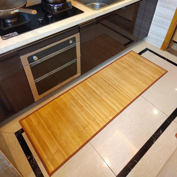 manufacturer direct hjjkkh area rug non-slip roll runner 118x23.6inches, non-skid floor mat for living room, indoor outdoor patio kitchen carpet rayon derived from bamboo trade price