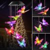 producer to buyer white elephant gifts women stocking stuffers christmas solar lights outdoor gifts for mom grandma wife, winzwon butterfly wind chimes waterproof for outside garden patio yard porch decorations discounted pricing