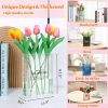 oem/odm services book-shaped vase for flowers, book lovers gifts, aesthetic room decor cute flowers vases & must-have for home, bookshelf, bedroom & office decor for women & teacher gift - like mothers day (clear) affordable bulk deals
