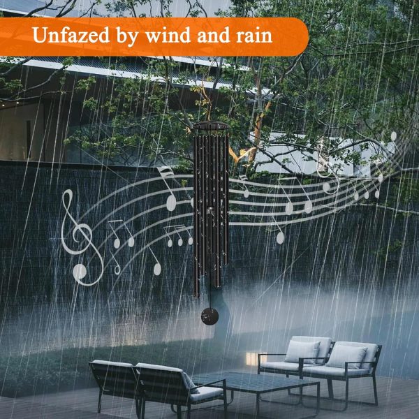 producer to buyer large wind chimes for outside deep tone, 65" deep tone wind chimes for outside porch garden patio balcony memorial room decor, memorial wind chimes sympathy gift for loss of loved one discounted pricing