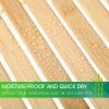 manufacturer direct bamboo bath mat large long wood bath mat,16x48 inch non slip bamboo shower floor mat wooden bathroom mat for bathtub,spa,door,sauna or outdoor (natural slat) trade price