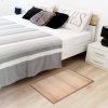 manufacturer direct small bamboo area rug 31.5''x20'', non slip bamboo runners rug for hallways entryway, small bamboo floor mat easy to mainten, floor protector mat neutral area rug trade price