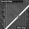 global sourcing zentavio 2x3 rug bedside dorm area rug college essentials non slip grey small carpets for bedroom anti slip fluffy gray living room rugs home decor aesthetic nursery oem/odm services