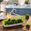 wholesale direct hanobe decorative wood dough bowl: long wooden centerpiece table decorations natural candle holder tray decor rustic unfinished trough centerpieces for dining room kitchen, white bulk purchase at factory prices
