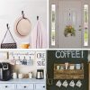 competitive pricing 15 pcs black wall mounted coat hooks, hanger hook with 30 pieces screws for hanging hat, towel, key, robe, coats, scarf, bag, cap, coffee cup, mugs one-stop wholesale