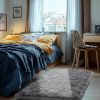 global sourcing zentavio 2x3 rug bedside dorm area rug college essentials non slip grey small carpets for bedroom anti slip fluffy gray living room rugs home decor aesthetic nursery oem/odm services
